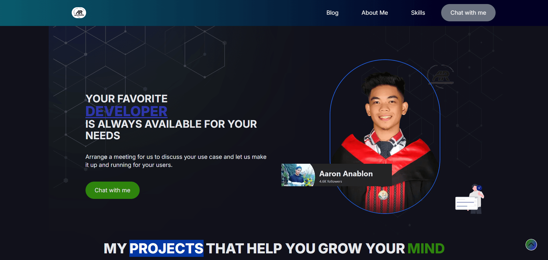 Animated Portfolio preview